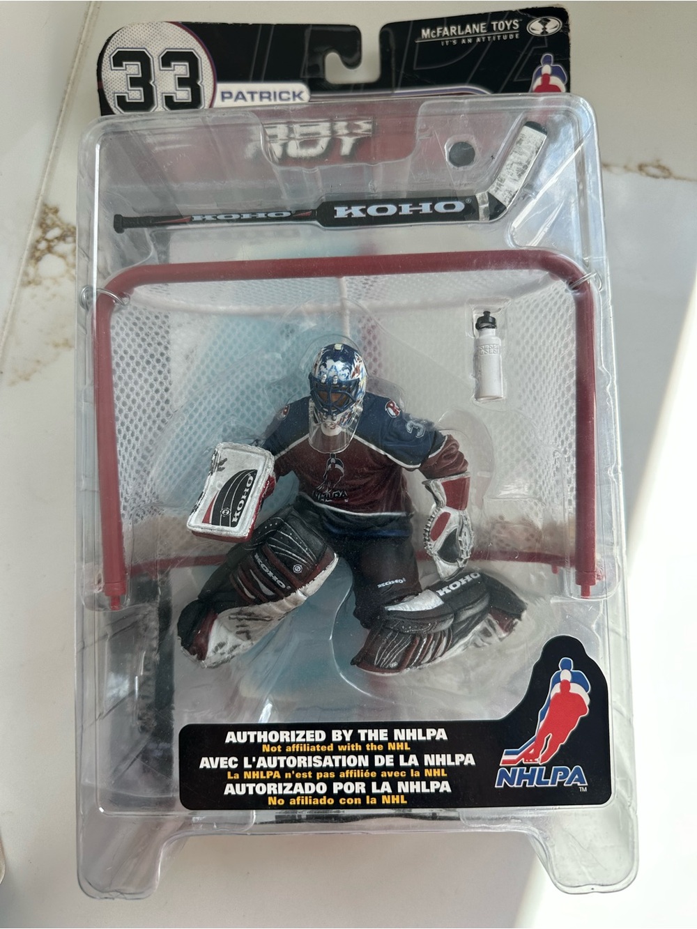 McFarlane NHLPA Sports Picks Series 1 Patrick Roy #33 Colorado Avalanche Figure